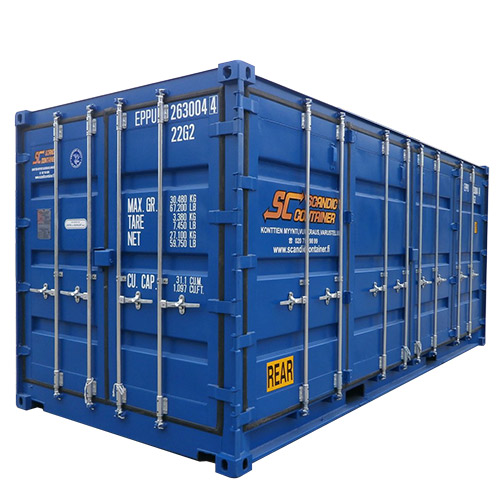 20' SD ¨sivusta avattava kontti container