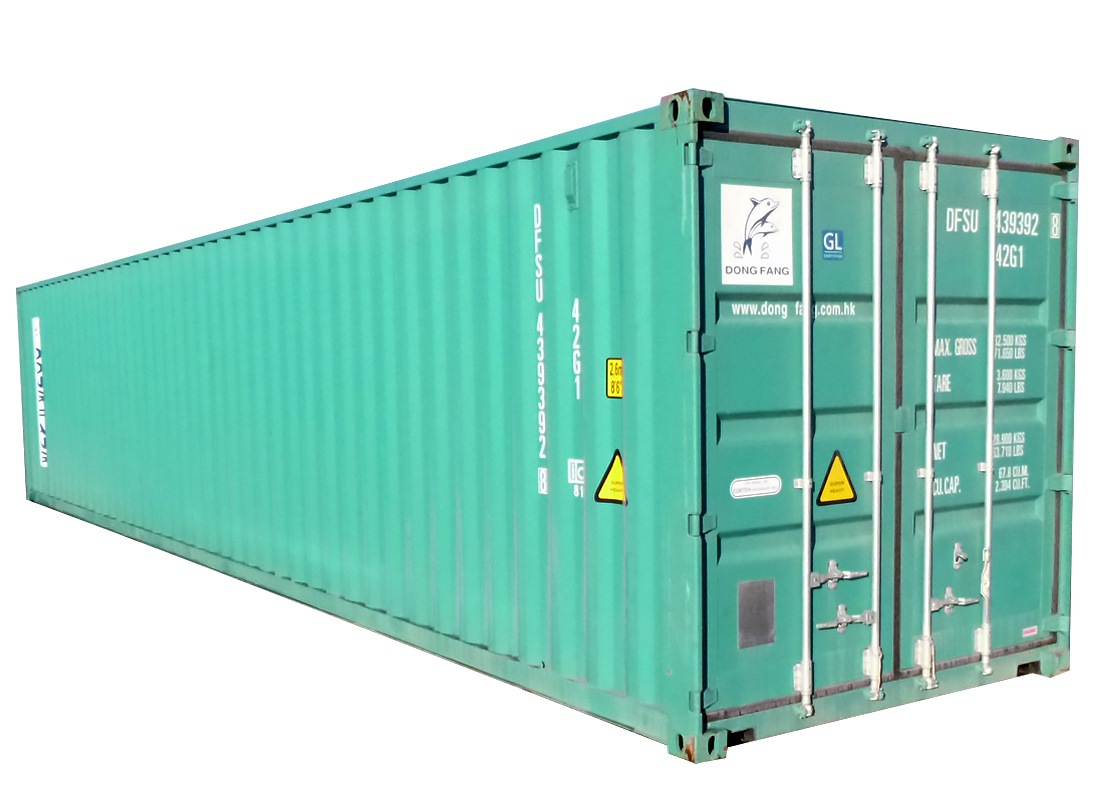 40' DC käytetty merikontti used shipping container