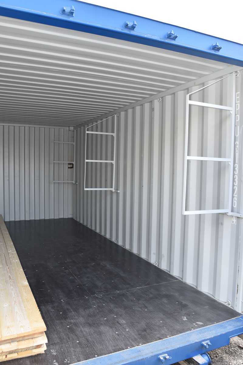 Nopeat konttihyllyt, Container shelves