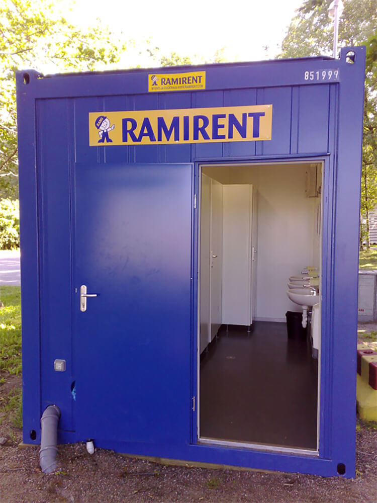 8'-30' saniteettikontti sanitary and toilet containers