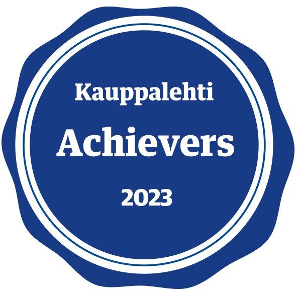 Kauppalehti Achievers 2023 seal