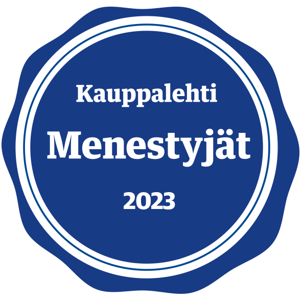 Kauppalehti Menestyjät 2023 sinetti